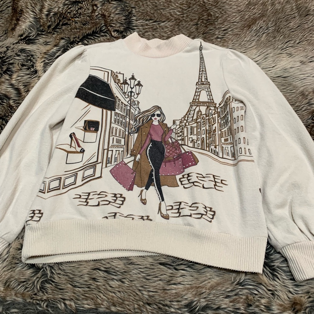 love+Lace Paris sweater Size S
